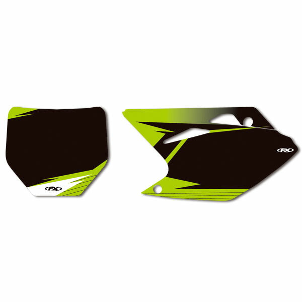 Pre-cut Printed B/G Black KX250F'13-16/450F'13-15