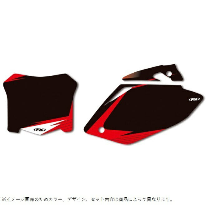 プリカットプリンテッド バックグラウンド ブラック CRF250R’08～09