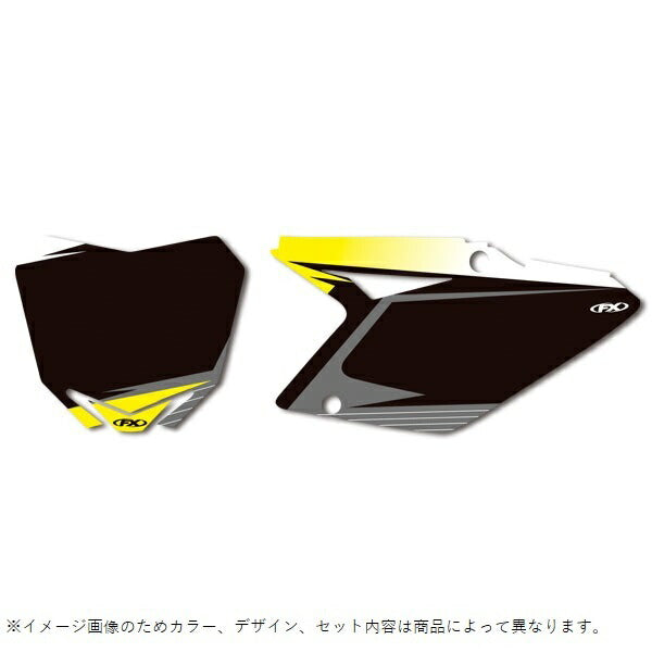 Pre-Cut Printed Backgrounds Black RMZ450 '08-'17