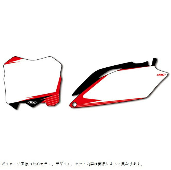 プリカットプリンテッド バックグラウンド ホワイト CRF250R’18～20 CRF450R’17～20