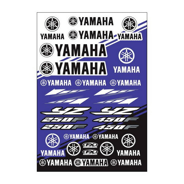 OEM ステッカーシート 48cm×30cm YAMAHA YZ/ヤマハ YZ
