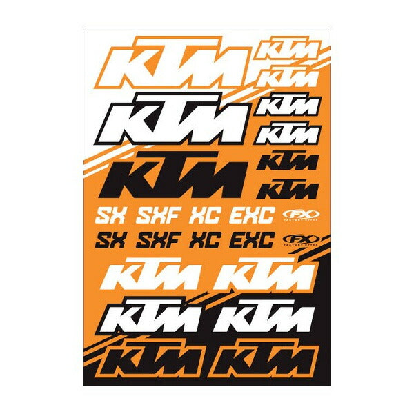 OEM ステッカーシート 48cm×30cm KTM SX