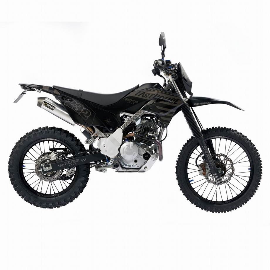 Graphic Decal Kit Black/Gray KLX230