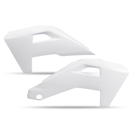 UFO Radiator Shrouds White Husqvarna MX/ED 125-501 TC/FC '25-