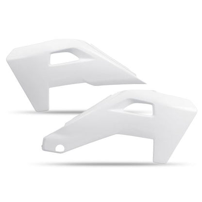 UFO Radiator Shrouds White Husqvarna MX/ED 125-501 TC/FC '25-