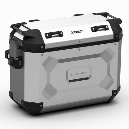 KAPPA カッパ モノキー サイドケース 右側用 シルバー 銀 49.5×24.6×38.7cm 37リットル