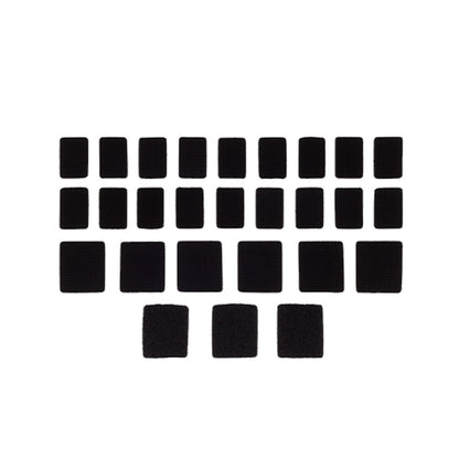 K Series Cuff Screw Velcro Set Black K300/700 K4/8