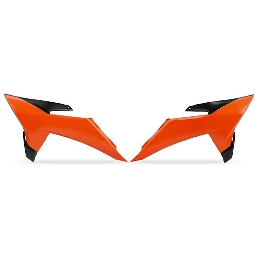 UFO Radiator Shrouds Orange KTM SX/SXF ’25-