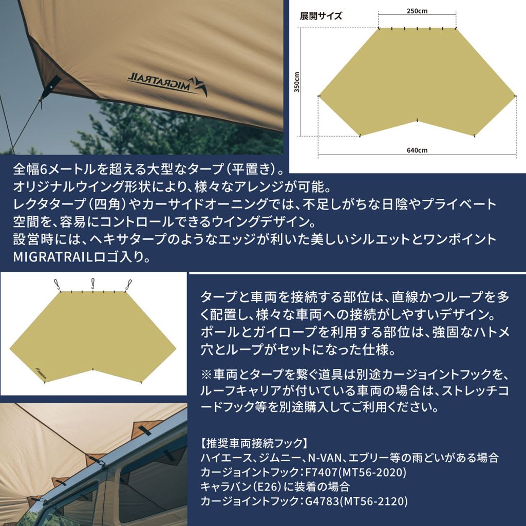 スティングレイタープ コヨーテ