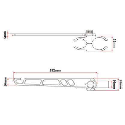 アドハンガー ラージ ブラック 219×28×48mm
