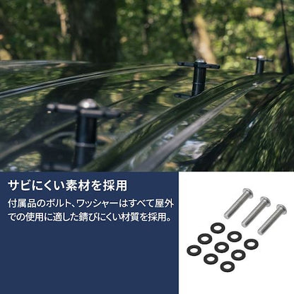 カージョイントフック NV200バネット専用 30mm×55mm×高さ33mm 3個入