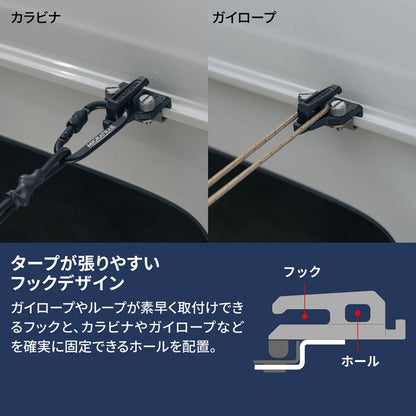 カージョイントフックプラス 33×43×62mm 2個