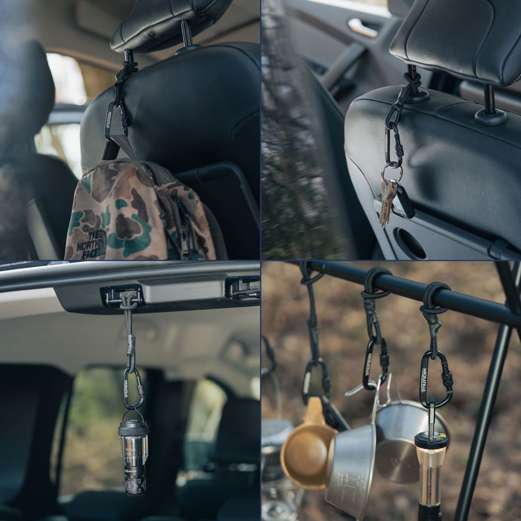 バンジーコード200 ブラック L250×W30mm 2個