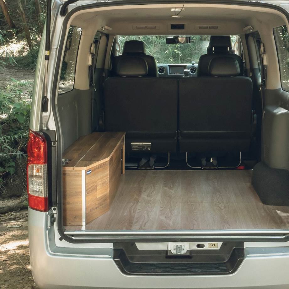 サイドボックスキット キャラバン ブラウンオーク 電動スライドドア無