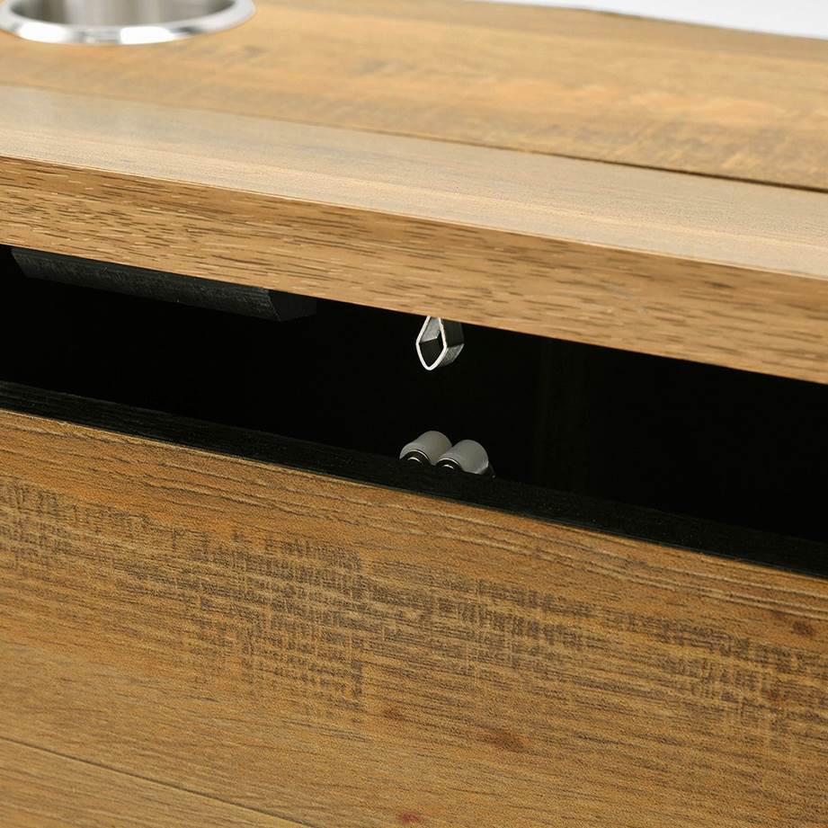 サイドボックスキット キャラバン ブラウンオーク 電動スライドドア無