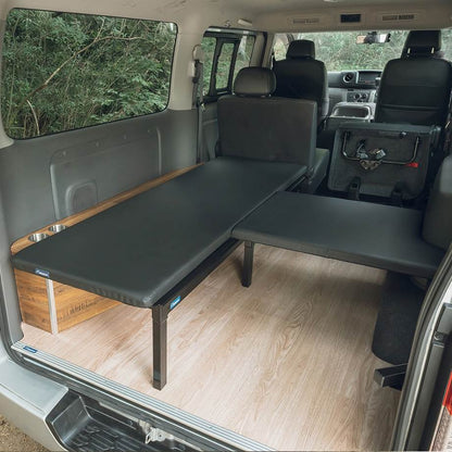 フルフラットベッドキット キャラバン ブラックレザー 電動スライドドア無