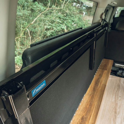 フルフラットベッドキット キャラバン ブラックレザー 電動スライドドア無