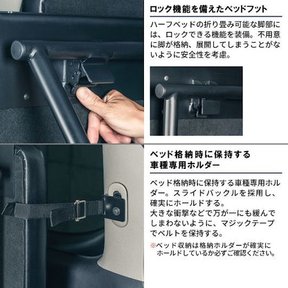 ファントムブラック フルフラットベッド フロアコンプリートセット 長さ138×幅150cm ハイエース バン SUPER GL 3型後期～