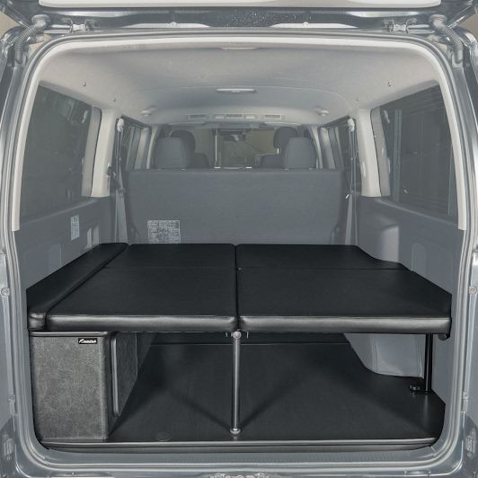 ファントムブラック フルフラットベッド フロアコンプリートセット 長さ138×幅150cm ハイエース バン SUPER GL 3型後期～