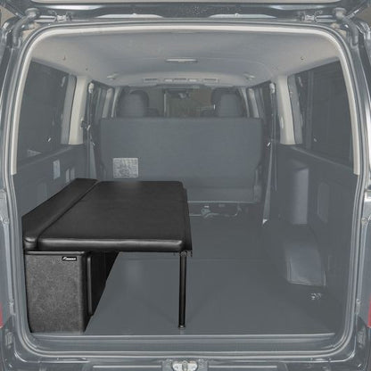 ファントムブラック ハーフベッドセット 長さ138×幅75cm ハイエース バン SUPER GL 3型後期～