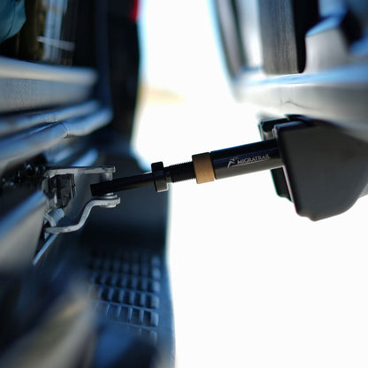 バックドアフック ブラック 直径24/全長180mm