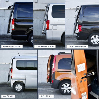 バックドアフック ブラック 直径24/全長180mm