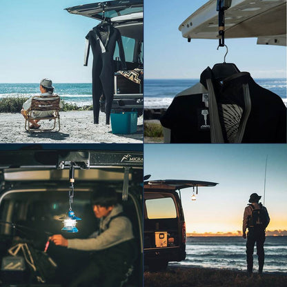 バックドアフック ブラック 直径24/全長180mm