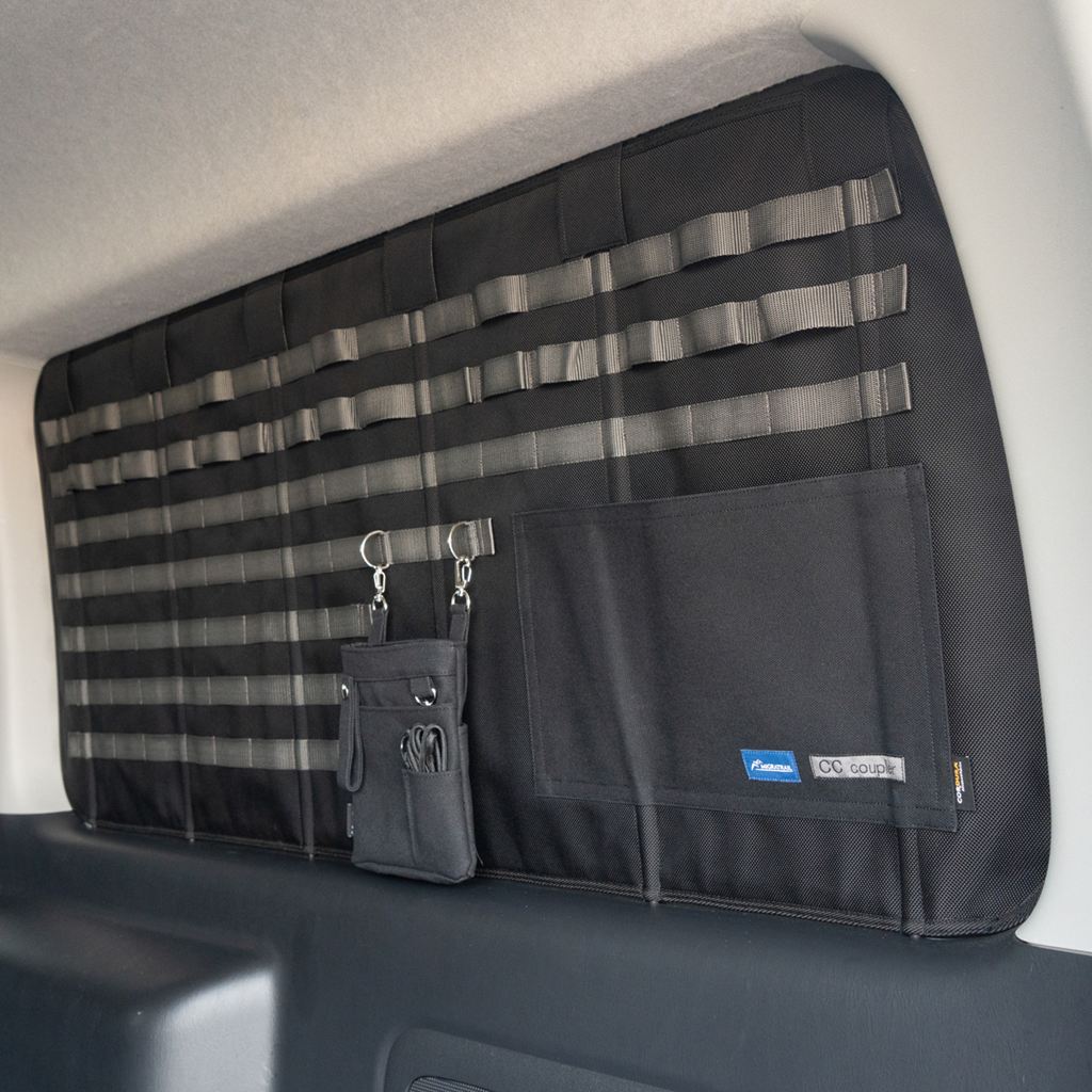 モールシステムシェード ハイエース/運転席側 ブラック 1230×500mm