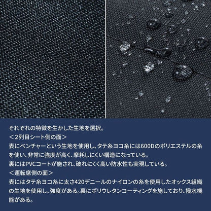 ハーフパーテーション ハイエース ブラック 横1345×縦600mm 1枚