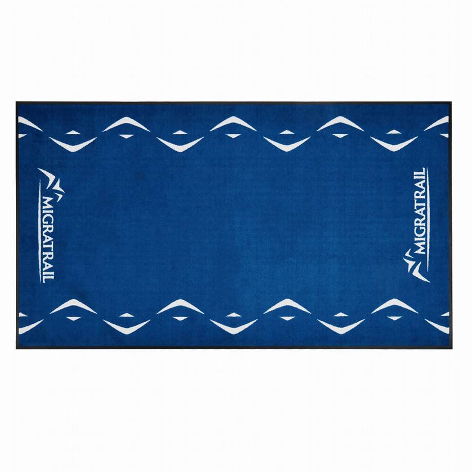 ラゲッジマット ブルー 110×190cm