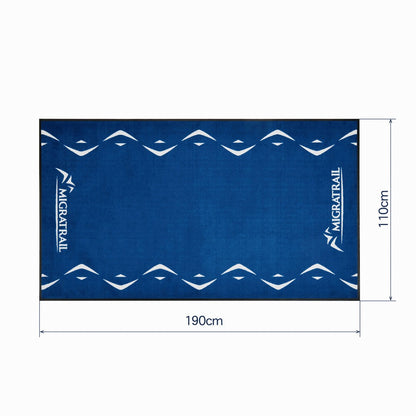 ラゲッジマット ブルー 110×190cm