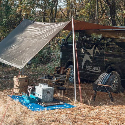 ラゲッジマット ブルー 110×190cm