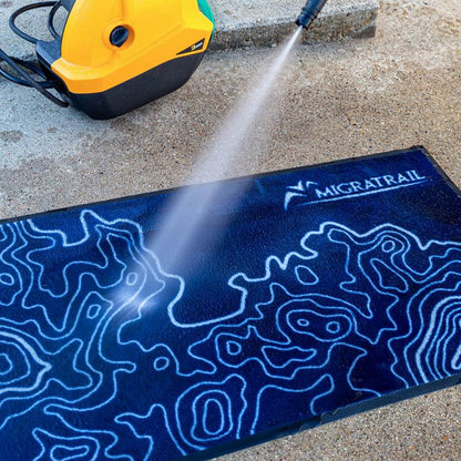 ラゲッジマット ブルー 60×110cm