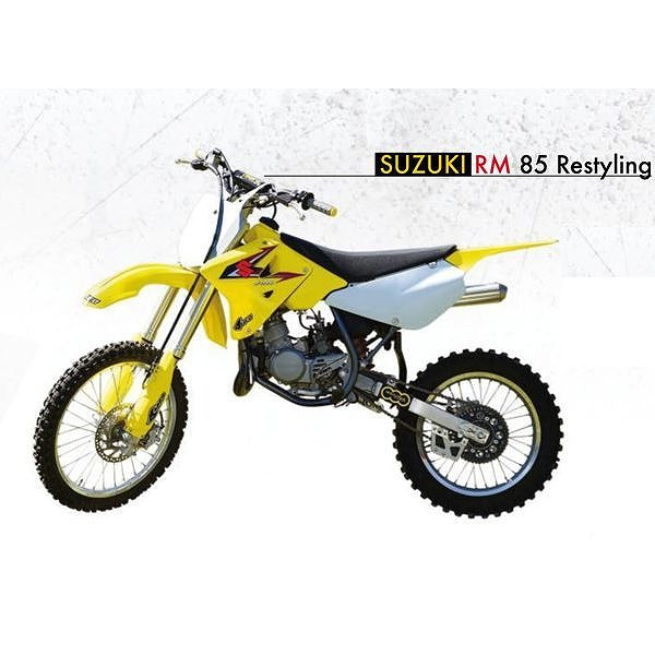 フロントフェンダー リスタイル フラッシュイエロー RM80/85