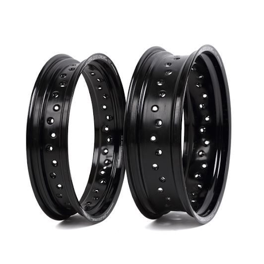 M50 Motard Rim Black 17-4.50 36H-2 KLX250, D-Tracker (Rear)