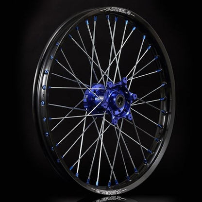 AR1 Wheel Kit Trail Front 21x1.60 Stainless Steel Spokes Blue Hub/Black Rim/Blue Nipple WR250R