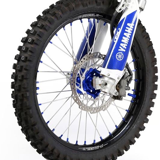 AR1 Wheel Kit Trail Front 21x1.60 Stainless Steel Spokes Blue Hub/Black Rim/Blue Nipple WR250R