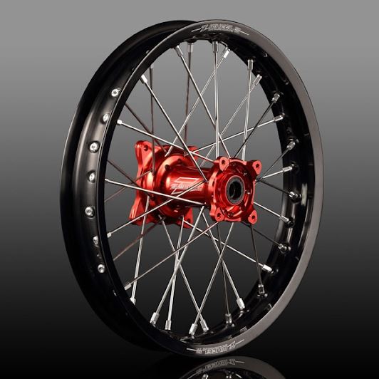 AR1 Wheel Kit Mini Rear 16x1.85 Stainless Steel Spokes Red Hub/Black Rim/Silver Nipple CRF150R