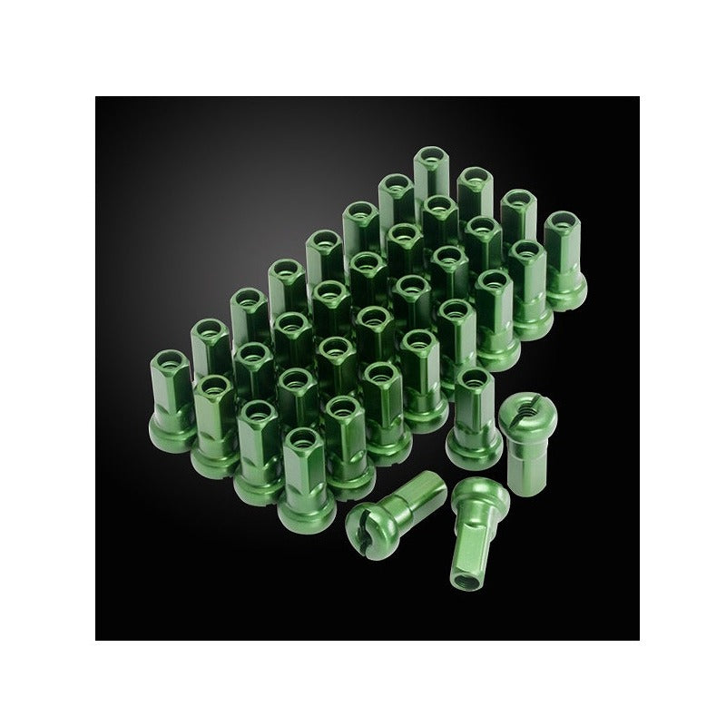 アルミニップル グリーン 緑色 Q4 32個