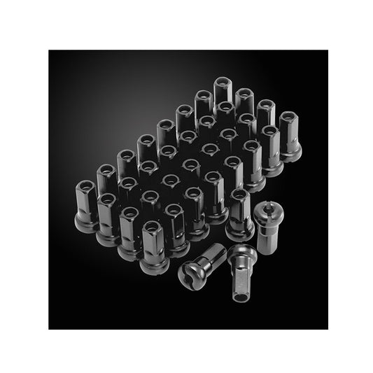 アルミニップル ブラック 黒 Q4 36個