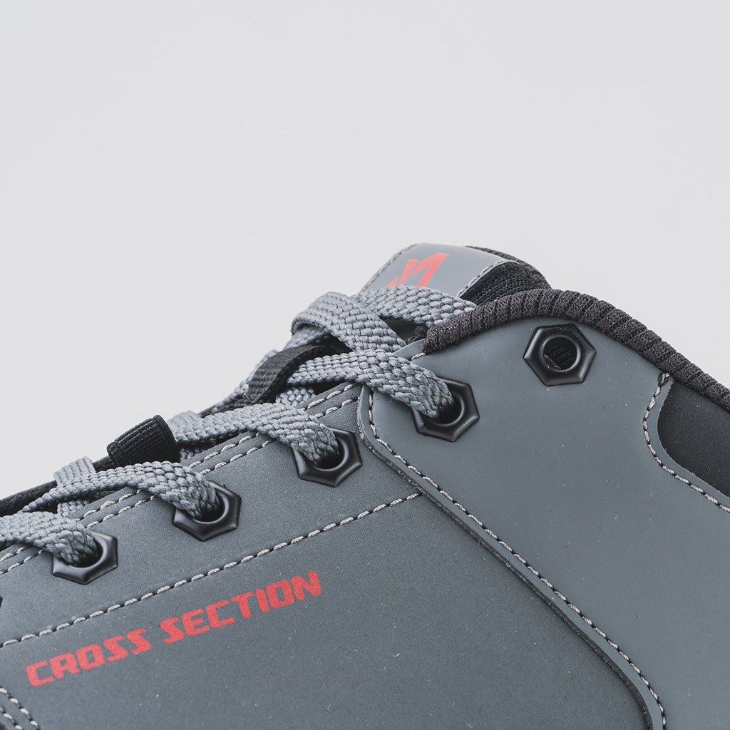 ベイシスフラットペダルシューズ グレー