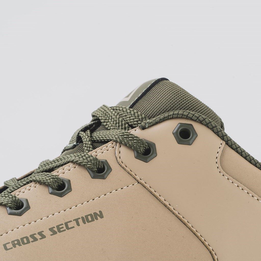 ベイシスフラットペダルシューズ オリーブ