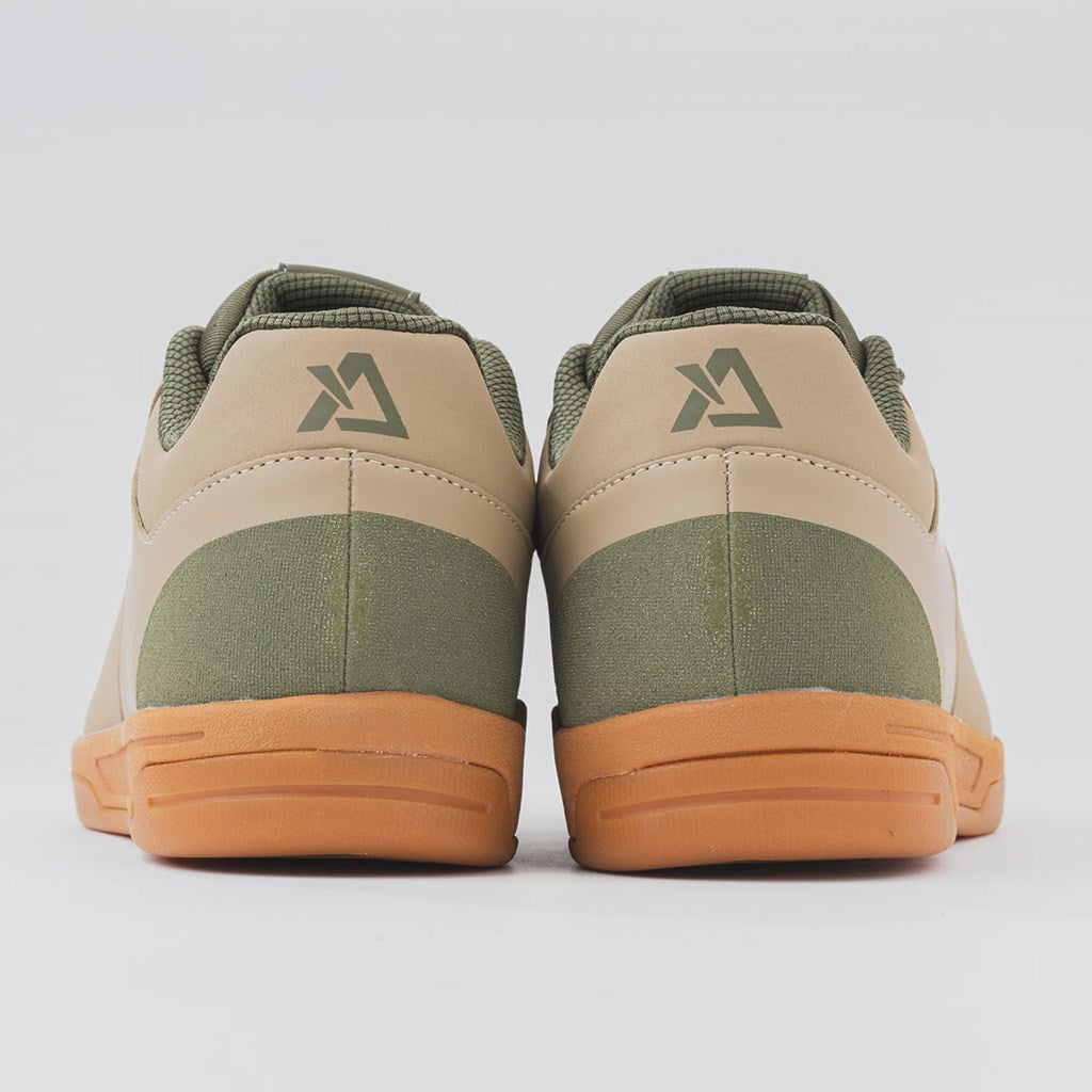 ベイシスフラットペダルシューズ オリーブ