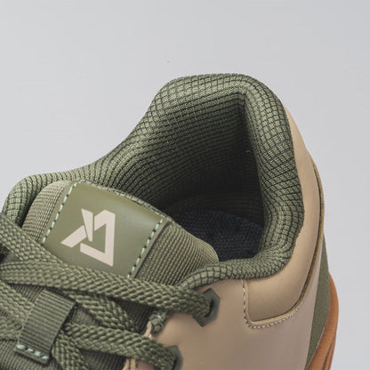 ベイシスフラットペダルシューズ オリーブ