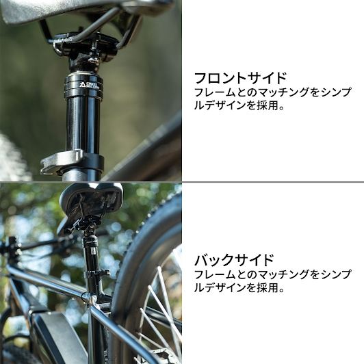 パワーポール ドロッパーシートポスト エクスターナル(外装式) φ31.6/トラベル150mm/全長449mm