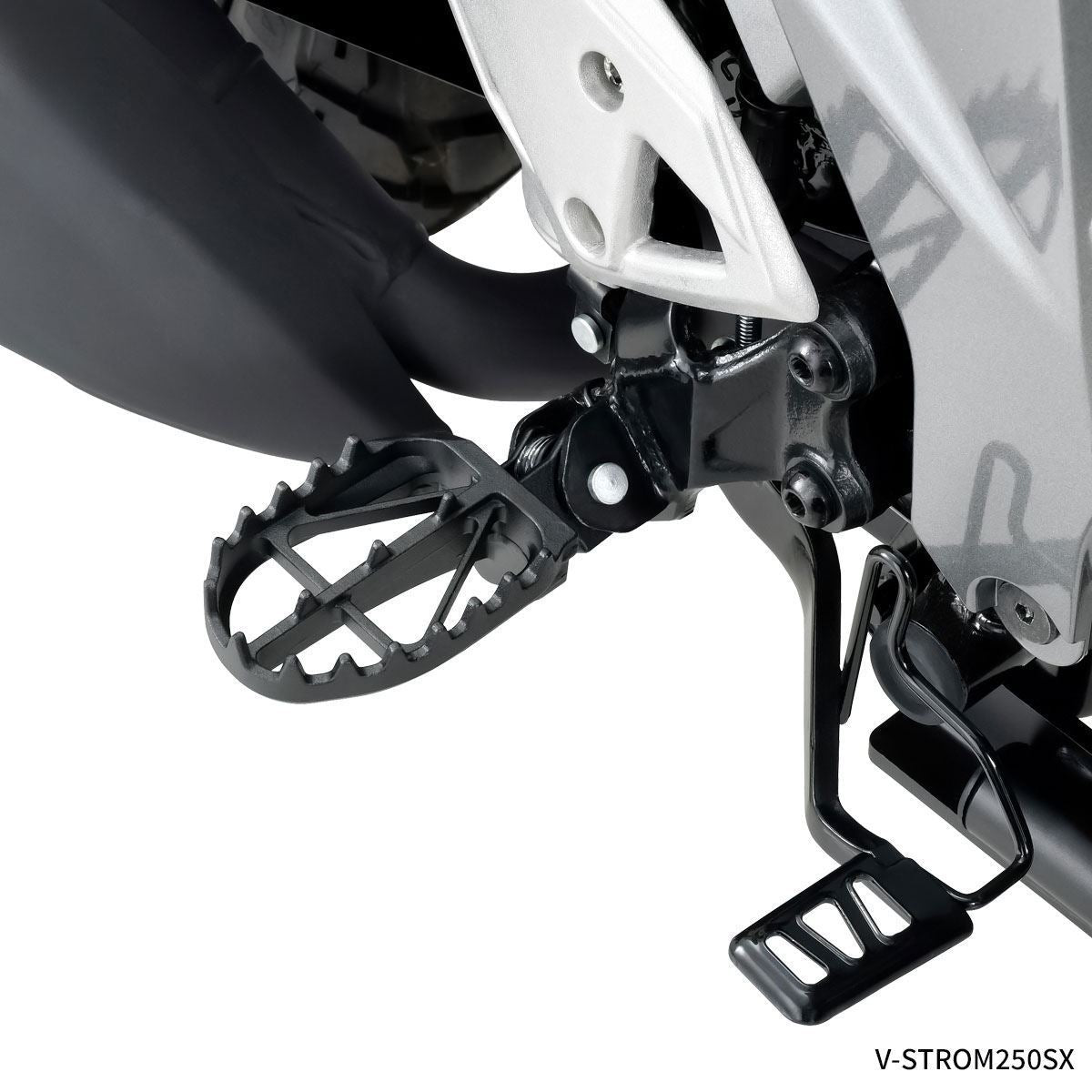 ワイドフットペグ クロモリ 57mm V-STROM1050/DE/XT V-STROM250SX V-STROM800DE