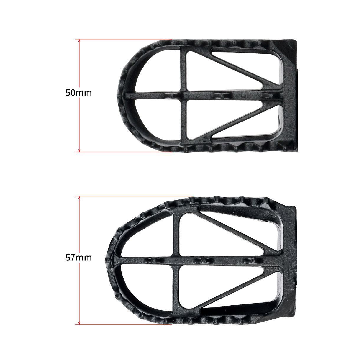 ワイドフットペグ クロモリ 57mm V-STROM1050/DE/XT V-STROM250SX V-STROM800DE