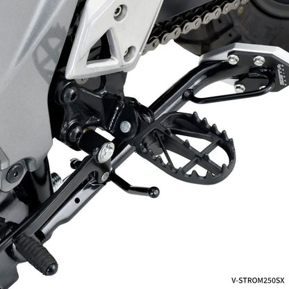 ワイドフットペグ クロモリ 57mm V-STROM1050/DE/XT V-STROM250SX V-STROM800DE