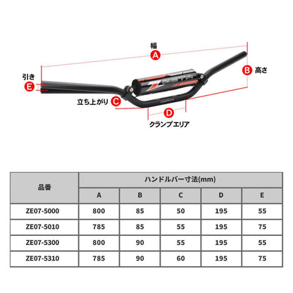 コンプリートハンドルバー スポーツ ブラック KLX230/S/SM '25-