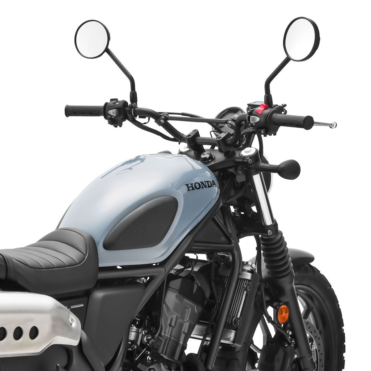 ZETA スクランブラーハンドルバー ブラック CL250/500